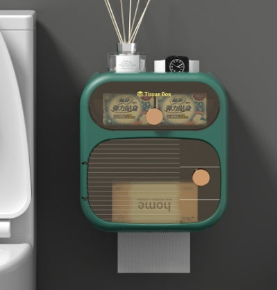 Waterproof Wall-Mounted Toilet Paper Holder