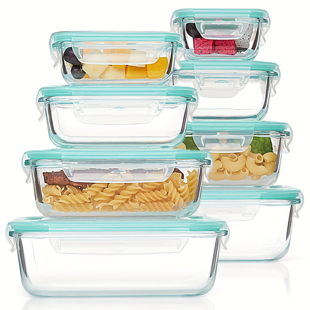 Airtight Fruit & Vegetable Storage Containers — 2-Pack, 4-Compartment
