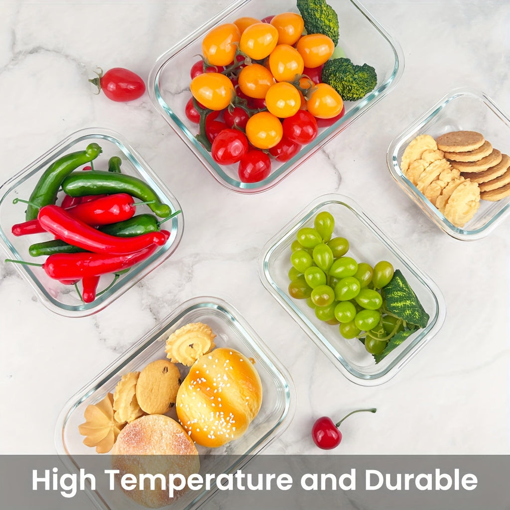 Airtight Fruit & Vegetable Storage Containers — 2-Pack, 4-Compartment
