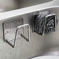 Stainless Steel Sink Sponge Holder — Self-Adhesive with Drain Rack