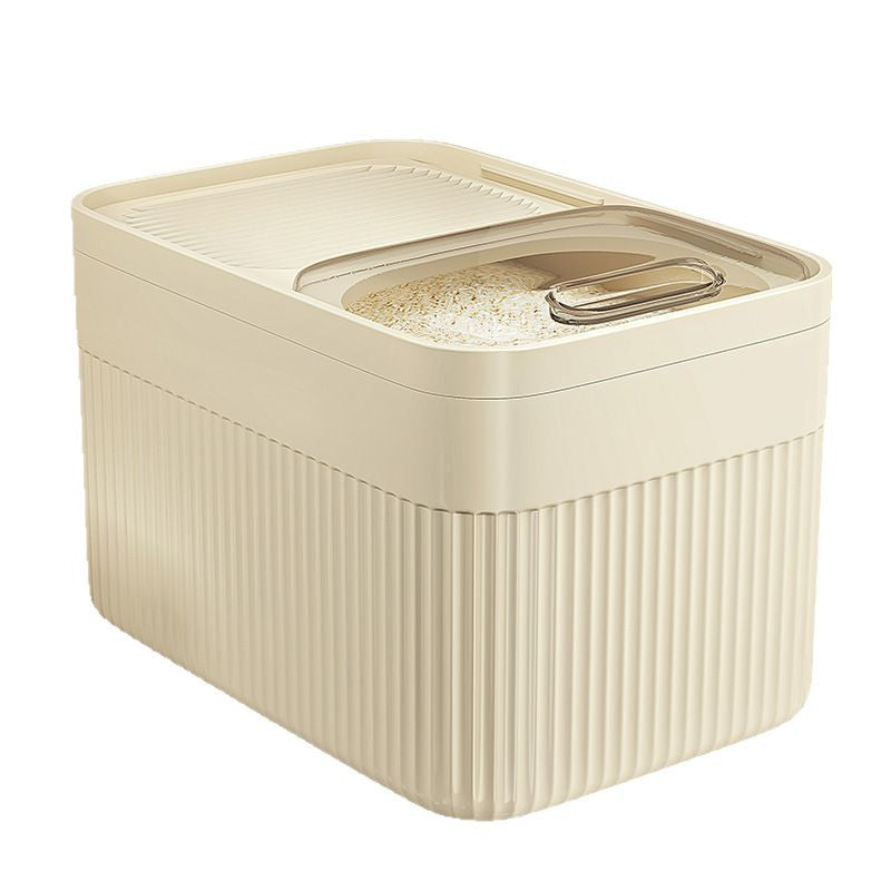 High-Capacity Airtight Pet Food Storage Container with Measuring Cup