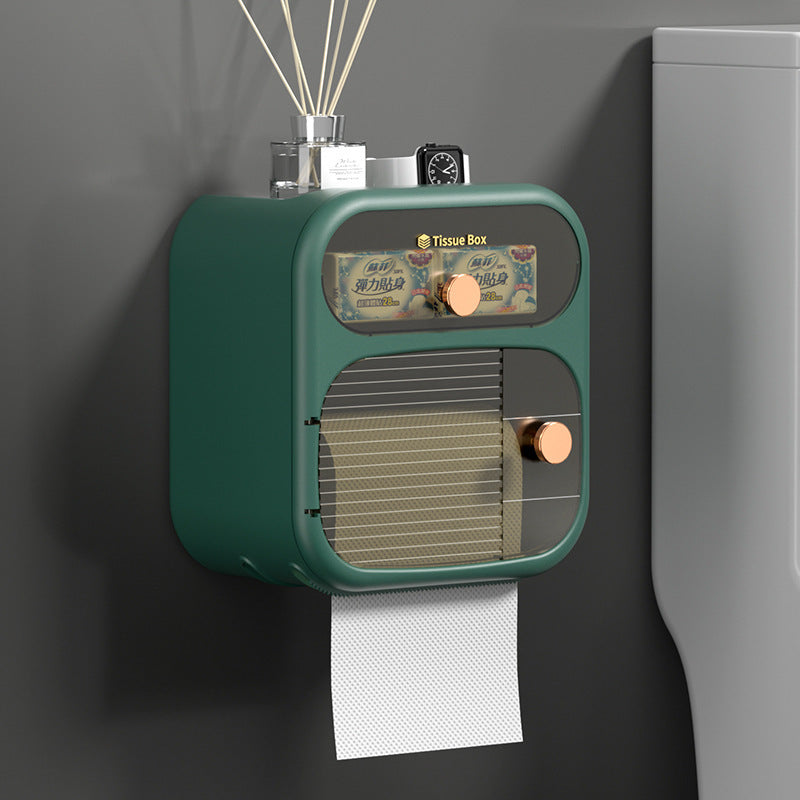 Waterproof Wall-Mounted Toilet Paper Holder