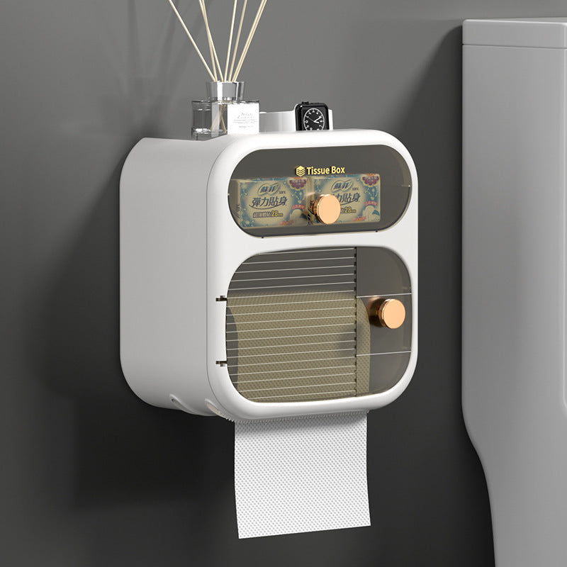 Waterproof Wall-Mounted Toilet Paper Holder