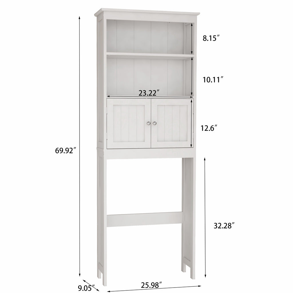 2-Door Over Toilet Storage Cabinet
