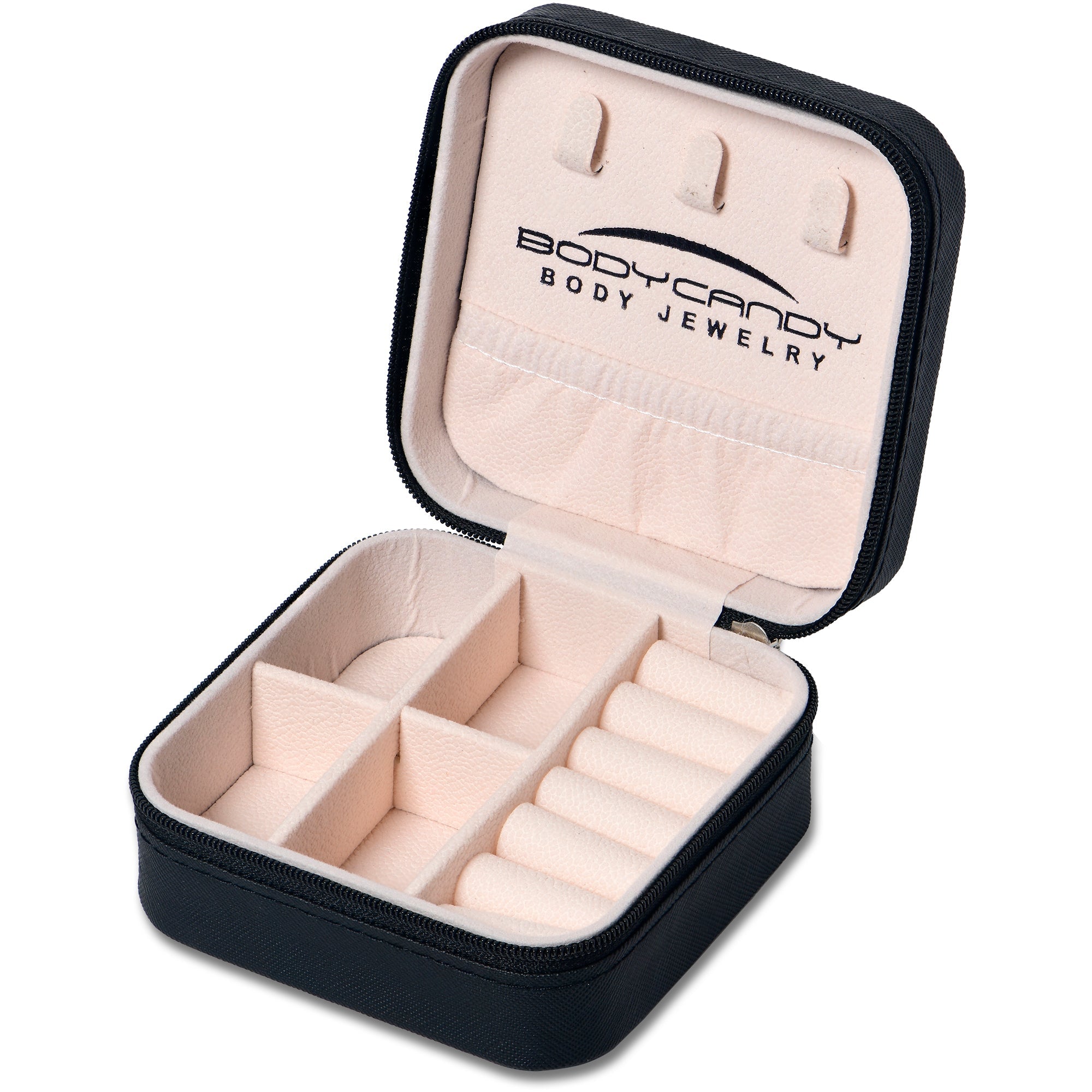 Travel Jewelry Box Organizer with Velvet Interior