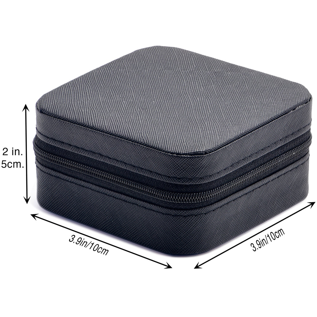 Travel Jewelry Box Organizer with Velvet Interior