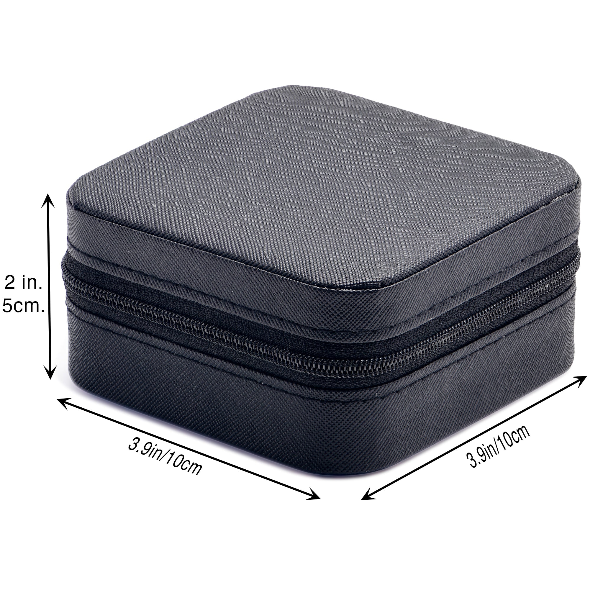 Travel Jewelry Box Organizer with Velvet Interior