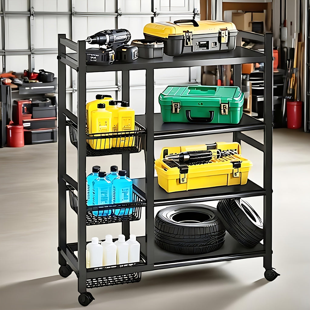 Wall-Mounted Garage Ledge Shelf