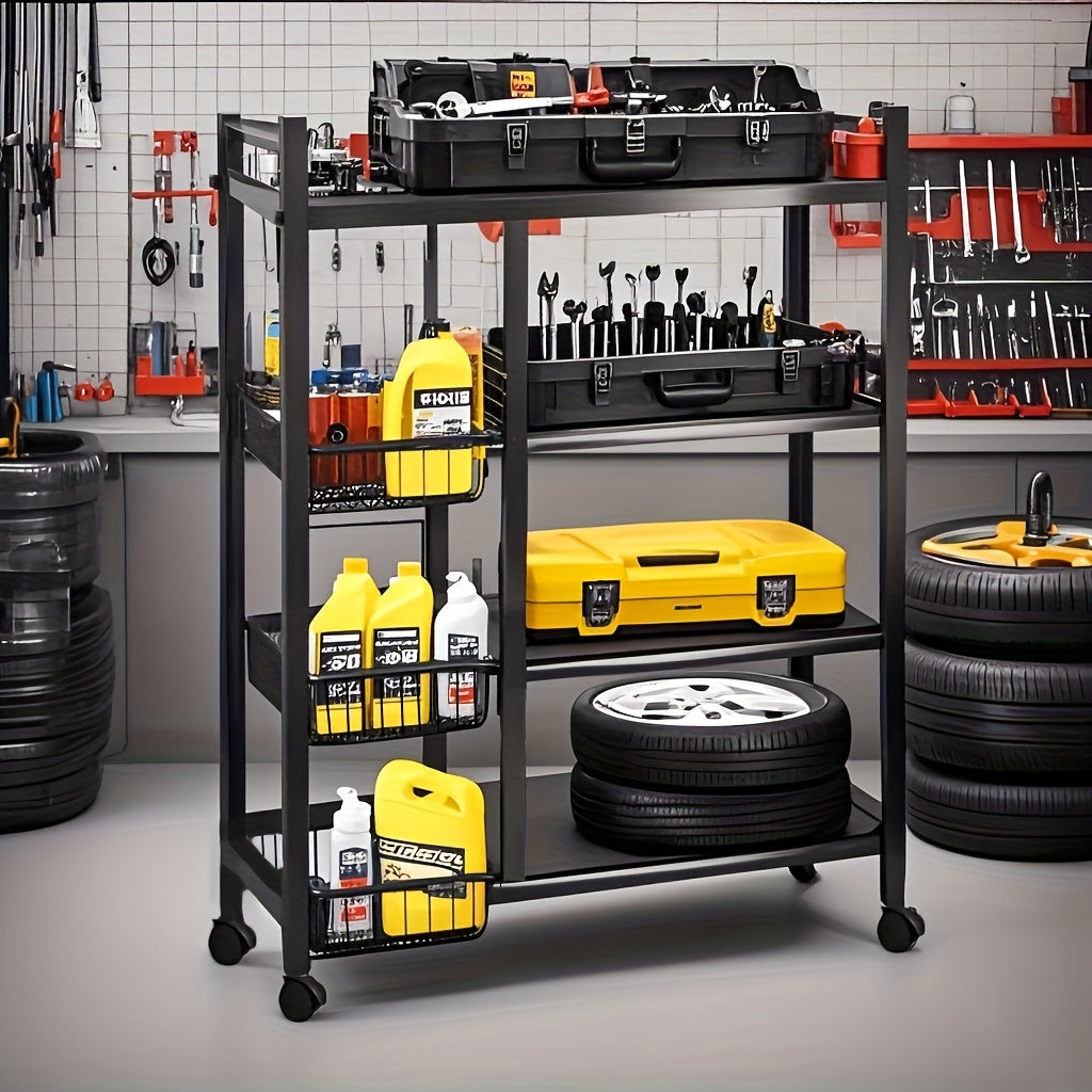 Wall-Mounted Garage Ledge Shelf