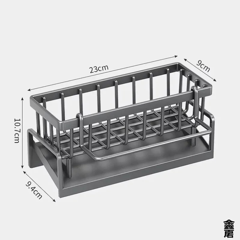 Wall-Mounted Spice & Shampoo Organizer Rack — Multifunctional