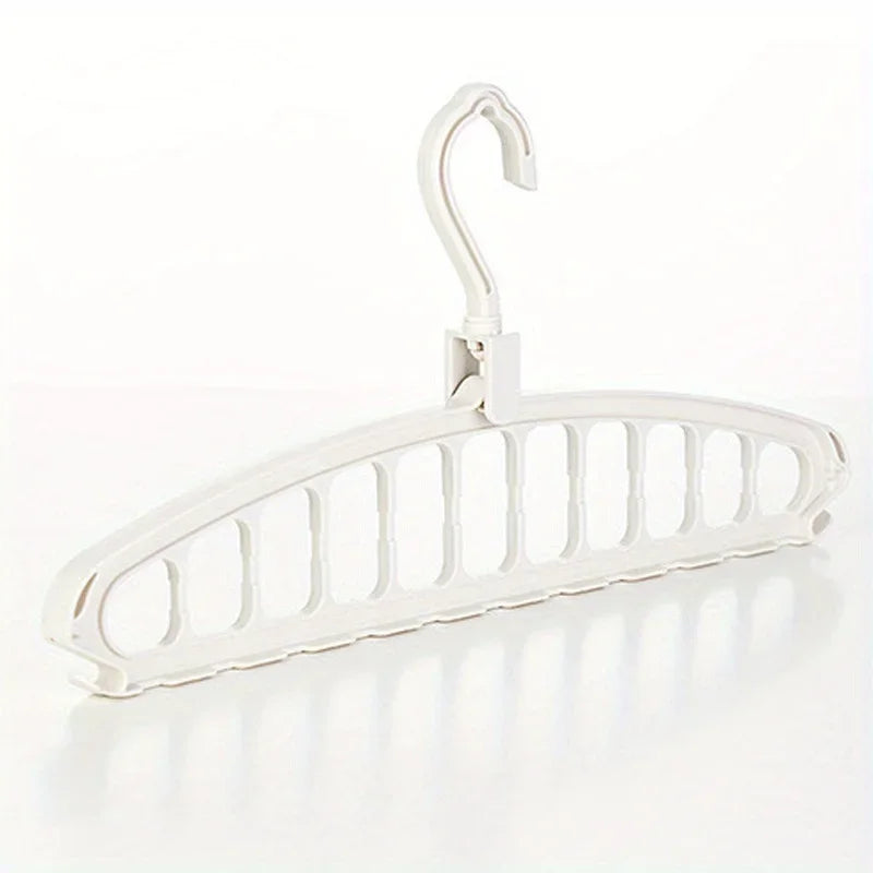 Foldable Multi-Hole Space-Saving Clothes Hanger