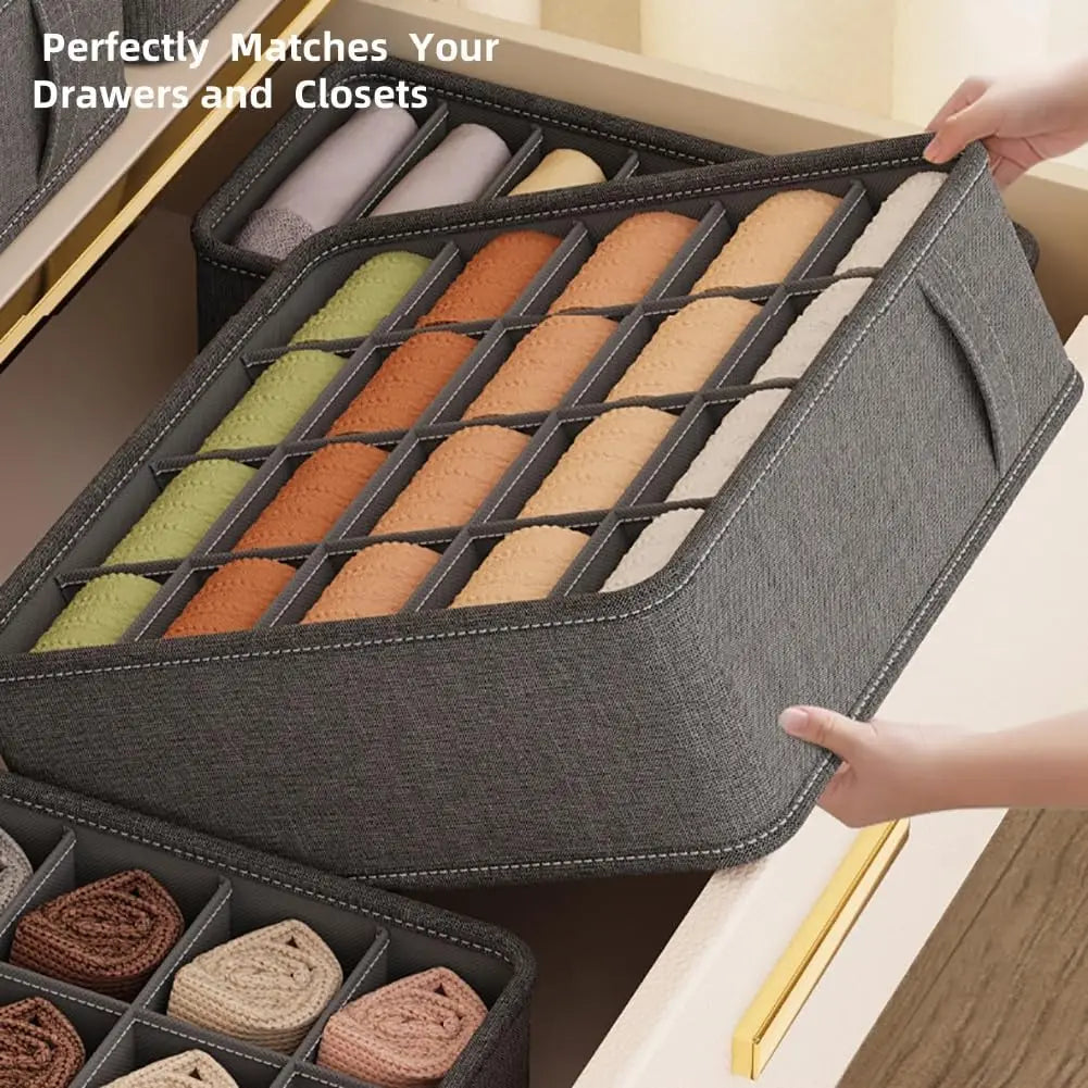Foldable Closet Underwear & Sock Organizer Drawer