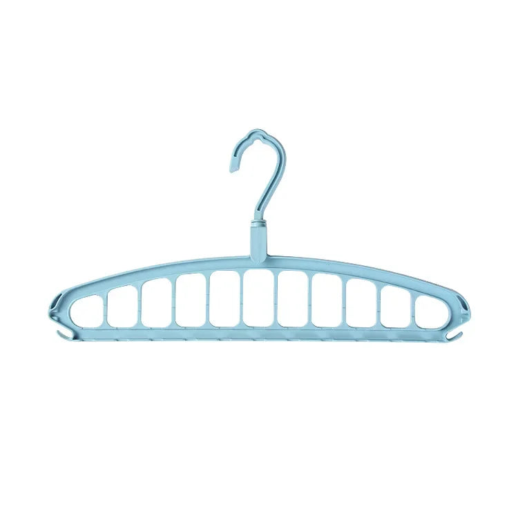 Foldable Multi-Hole Space-Saving Clothes Hanger