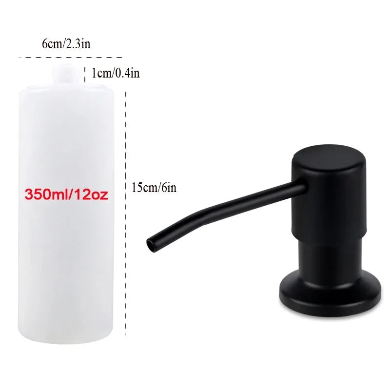 Stainless Steel Sink Soap Dispenser Kit