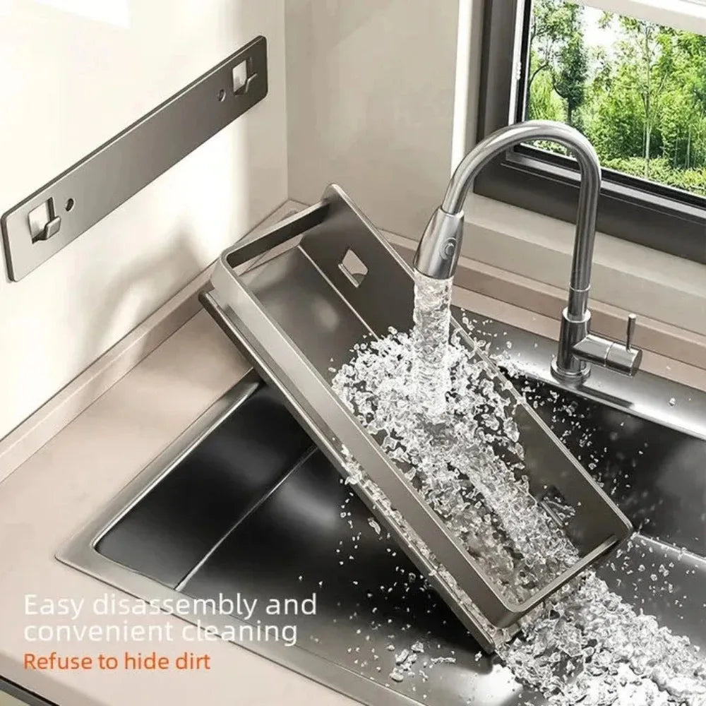 Countertop Dish Drying Rack with Drain Board & Utensil Holder