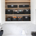 2-Tier Adjustable Under-Sink Organizer with Sliding Mesh Drawers