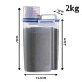 Dog & Cat Food Storage Container – 1.5kg/2kg with Measuring Cup