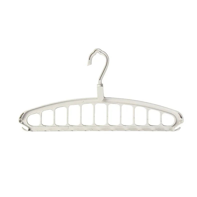 Foldable Multi-Hole Space-Saving Clothes Hanger