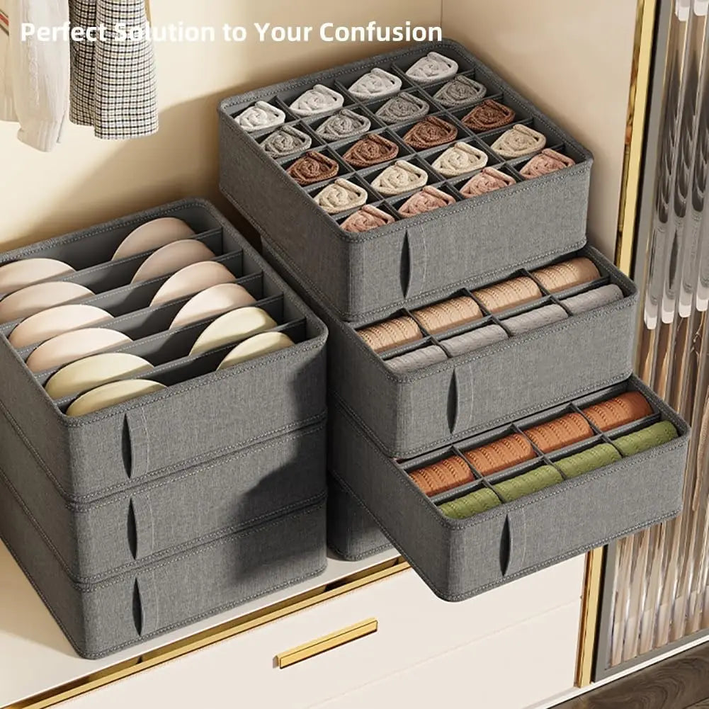 Foldable Closet Underwear & Sock Organizer Drawer