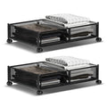 Foldable Under-Bed Storage Container with Wheels