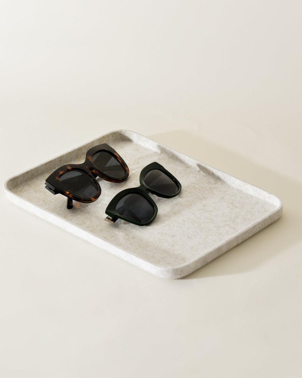 The Sculpted Bin — Wide with Lid | Set of 3