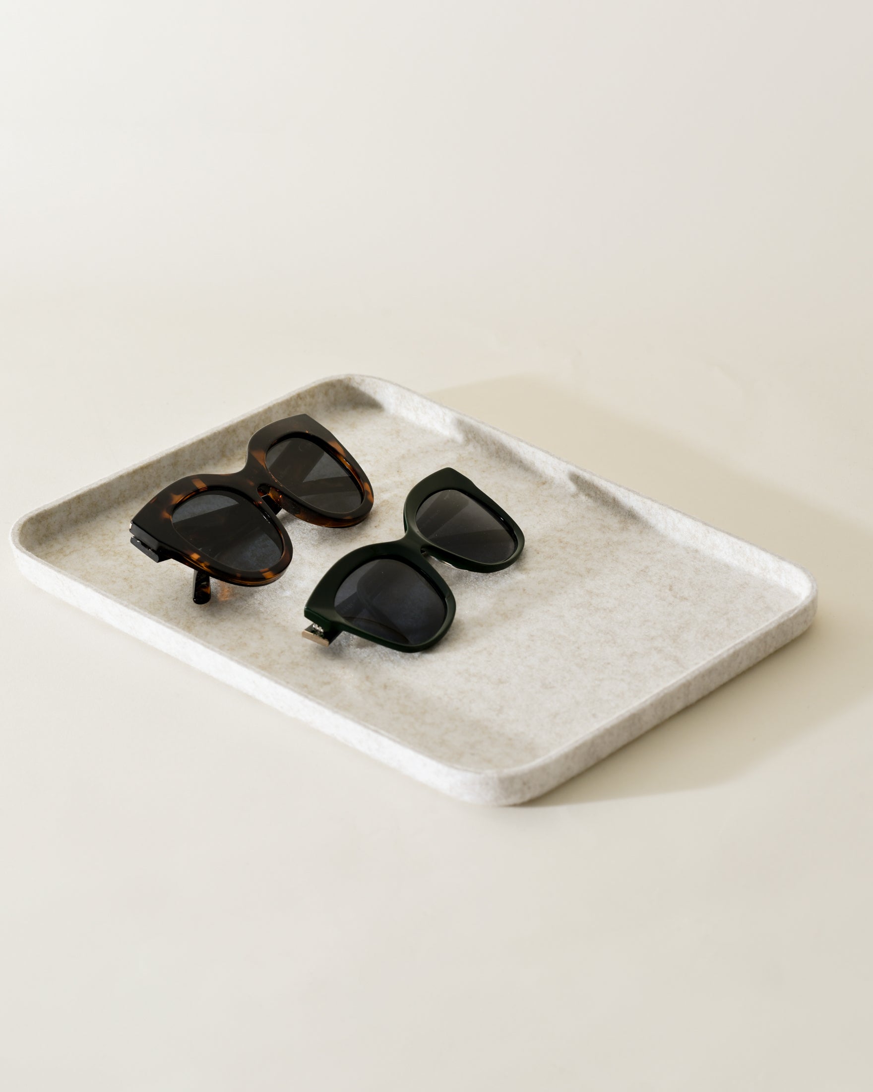 The Sculpted Bin — Wide with Lid | Set of 3