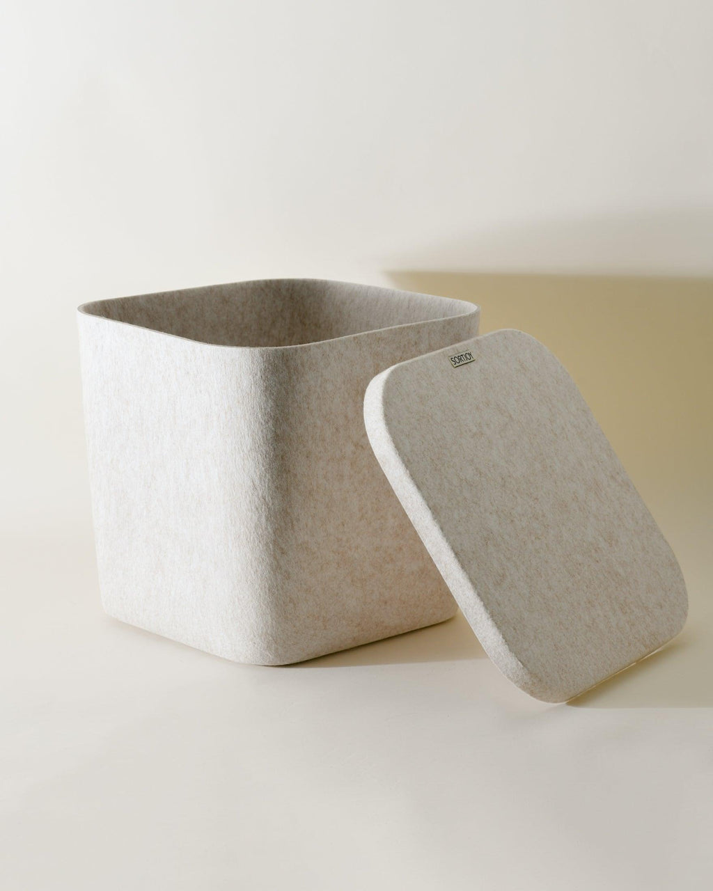 The Sculpted Bin — Original with Lid | Set of 3