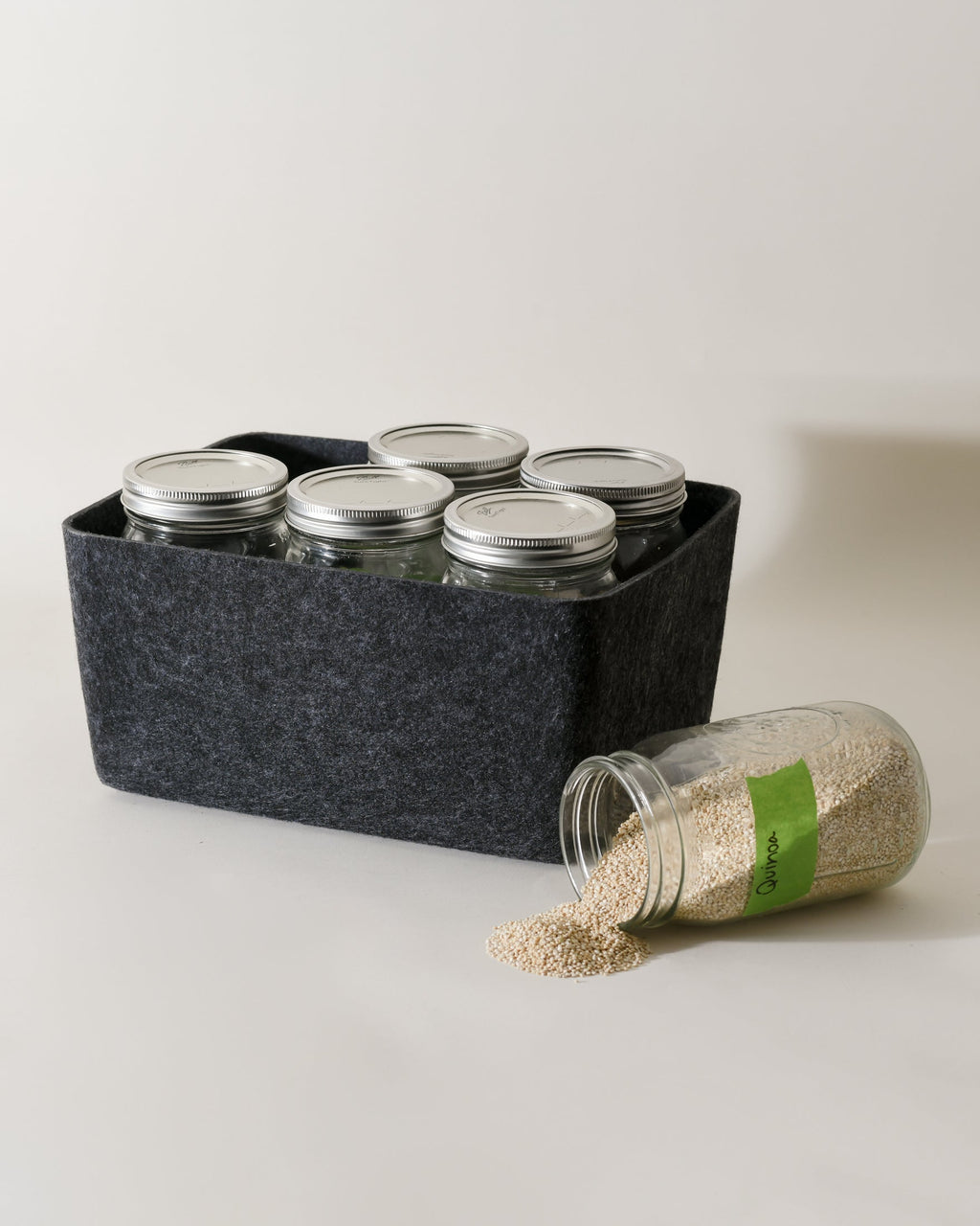 The Sculpted Bin — Wide | Set of 3