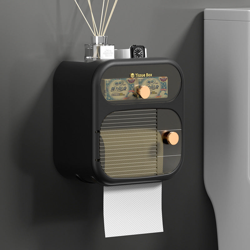 Waterproof Wall-Mounted Toilet Paper Holder