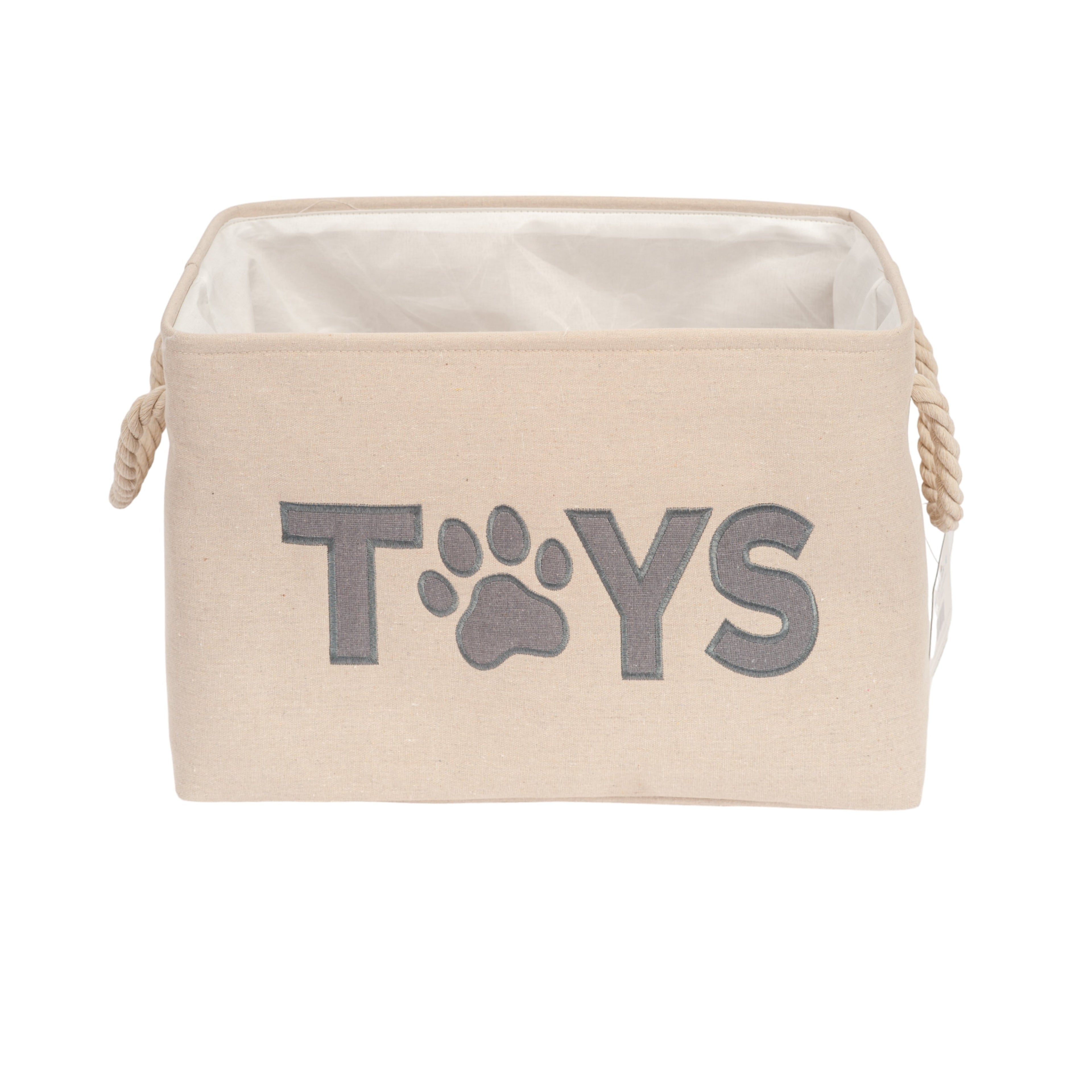 Foldable Fabric Dog Toy Storage Bin