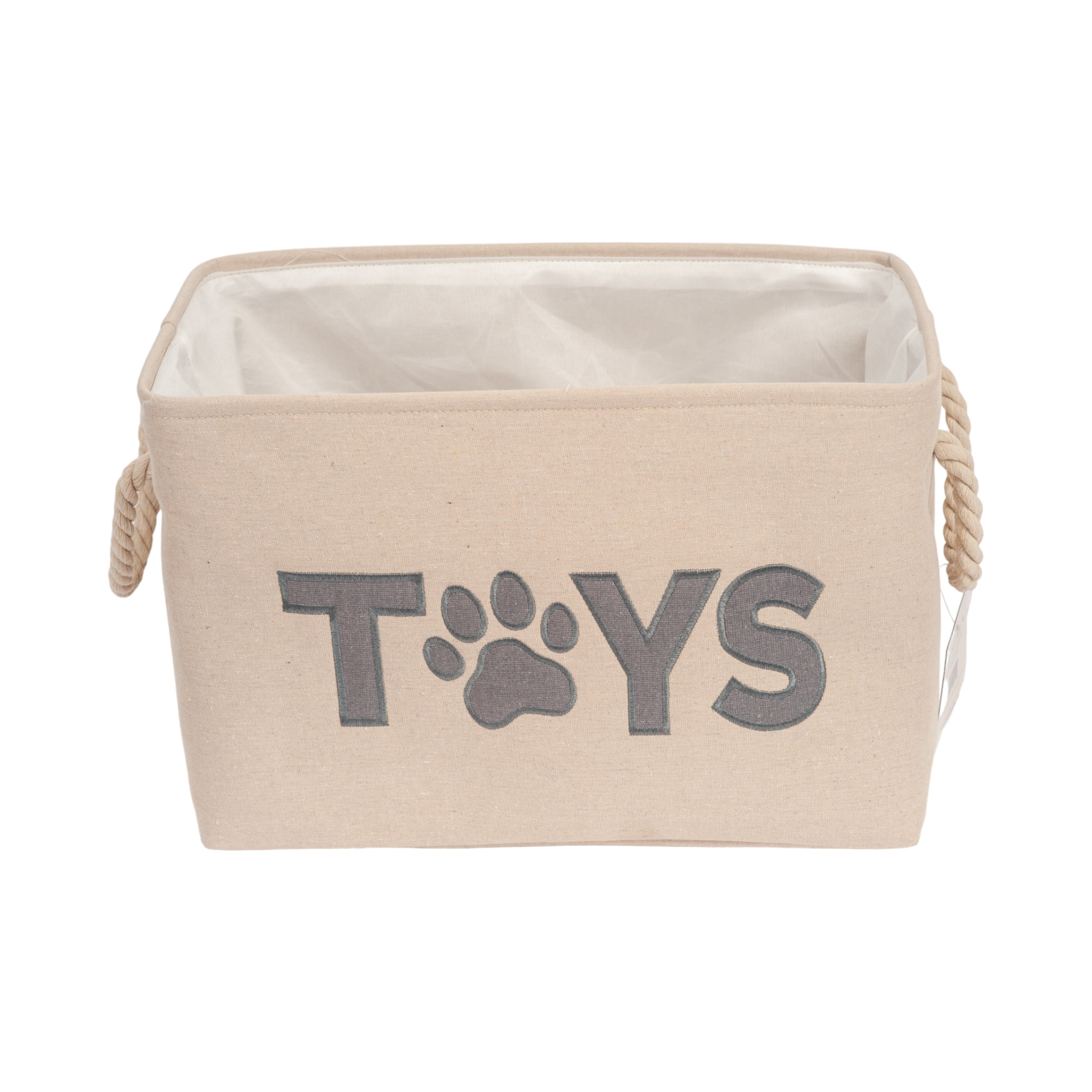 Foldable Fabric Dog Toy Storage Bin