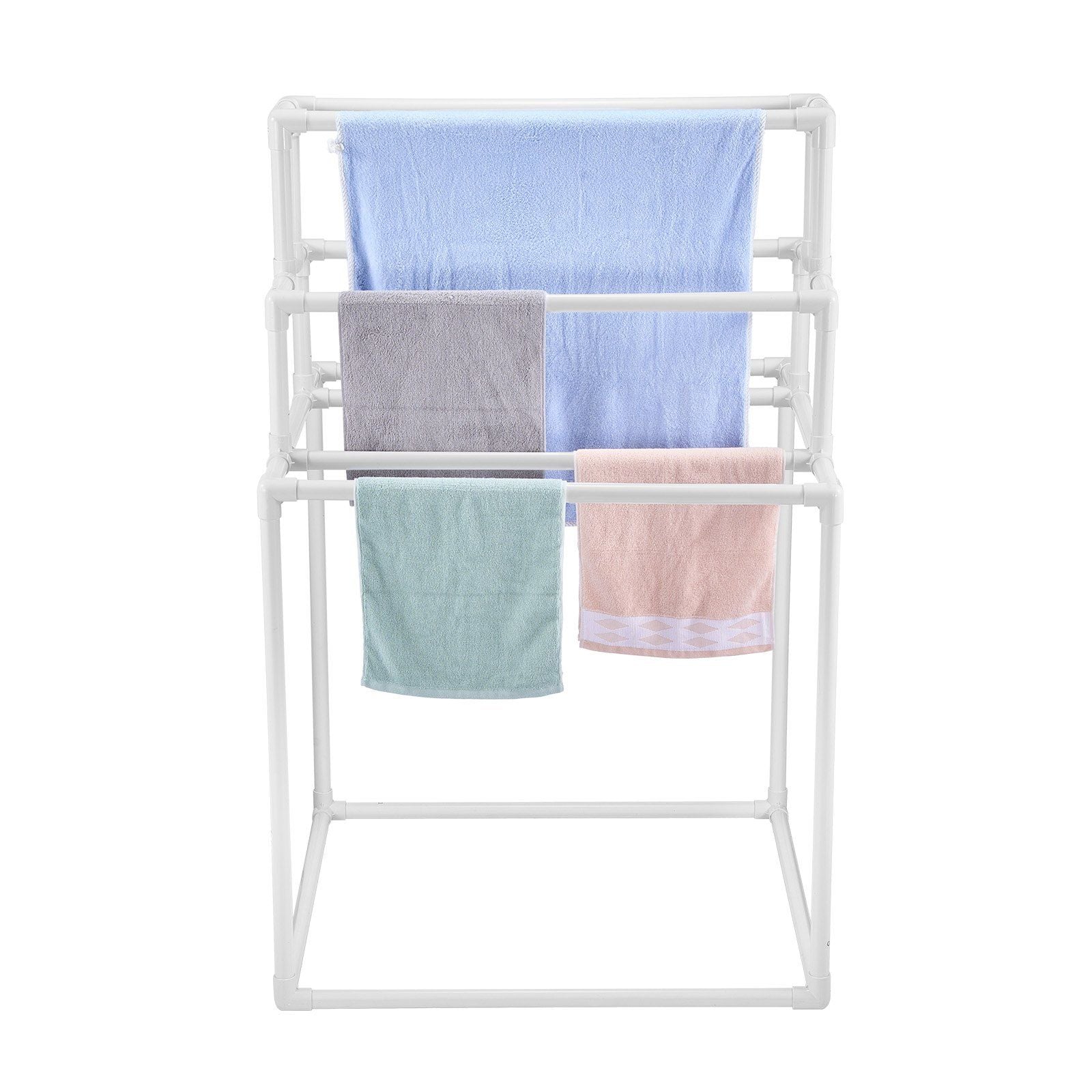 8 Bar Pyramid Towel Rack