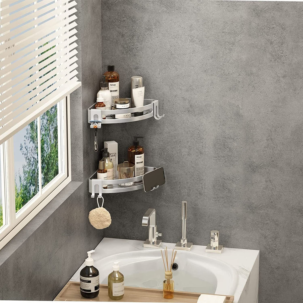 Shower Corner Shelf Caddy 2 Pack shower Organizer Corner