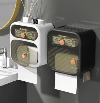Waterproof Wall-Mounted Toilet Paper Holder