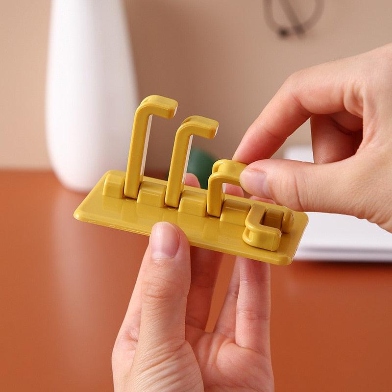 Rotating Self-Adhesive Wall Hook — 4 Pack