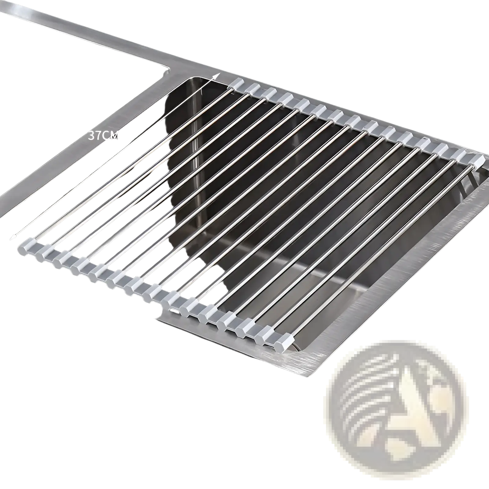 Stainless Steel Roll Up Dish Drying Rack for Sink
