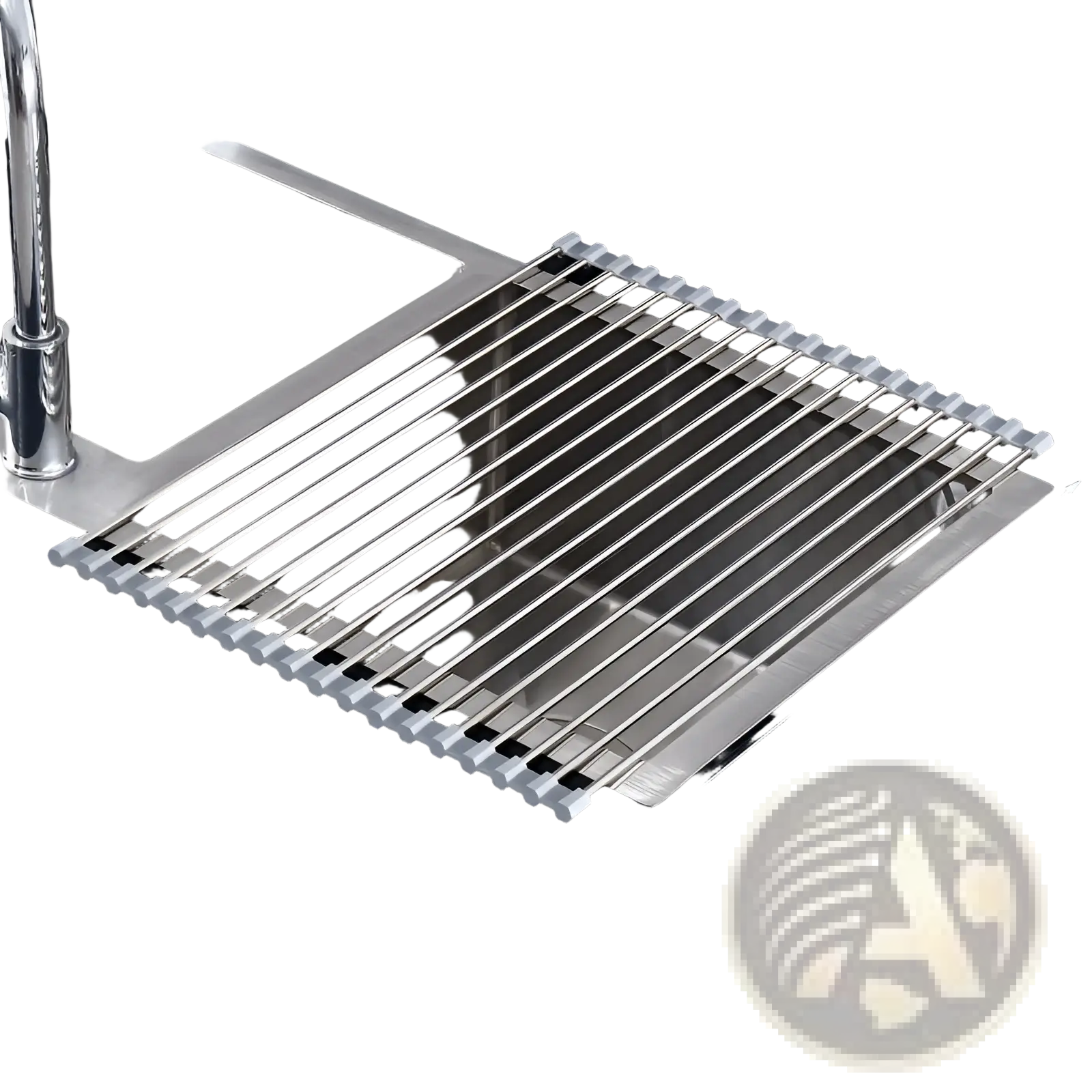 Stainless Steel Roll Up Dish Drying Rack for Sink