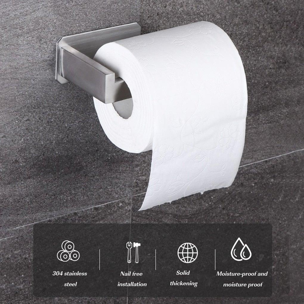 Self-Adhesive Toilet Paper Holder