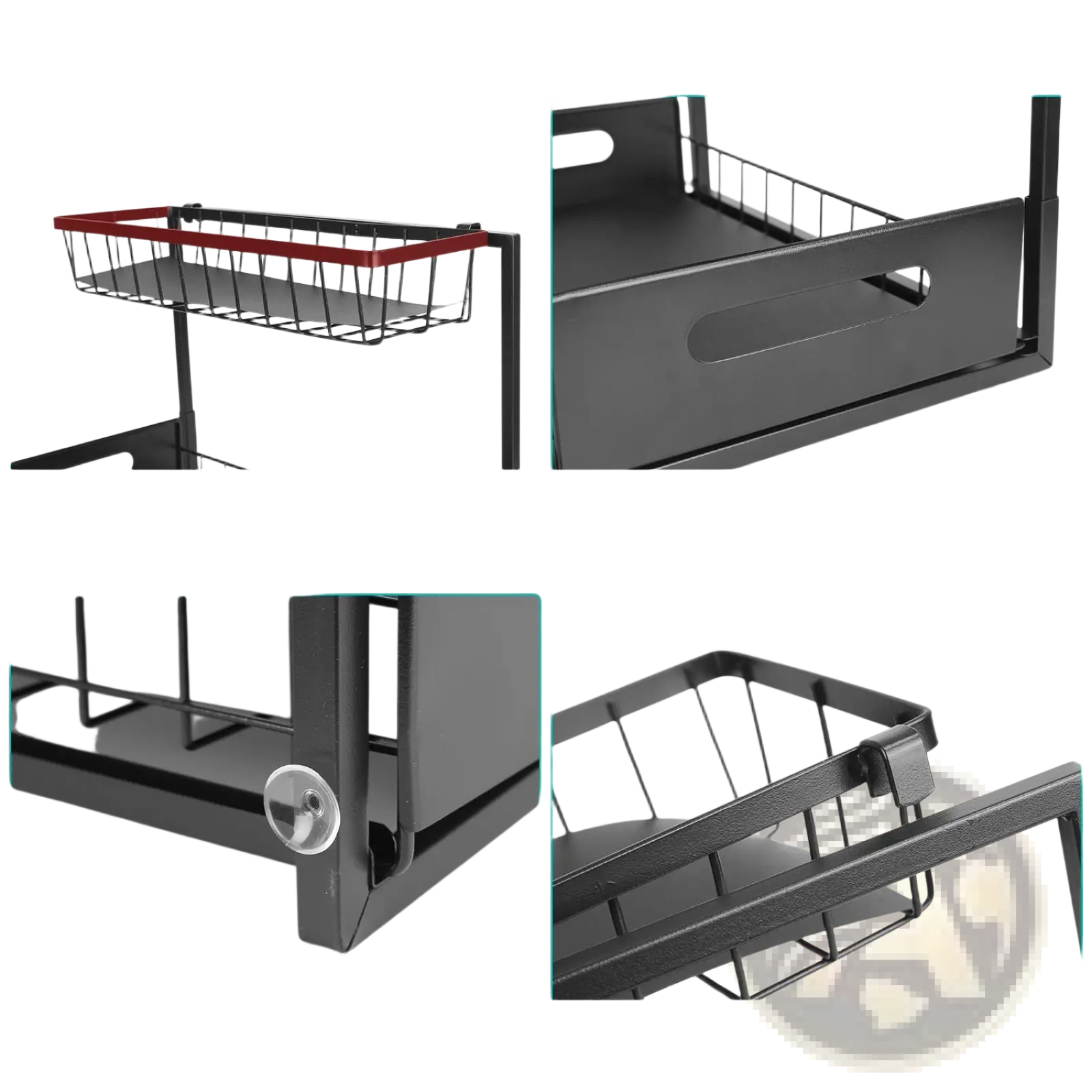 Under Sink Organizer 2 Tier Pull out Storage Shelf
